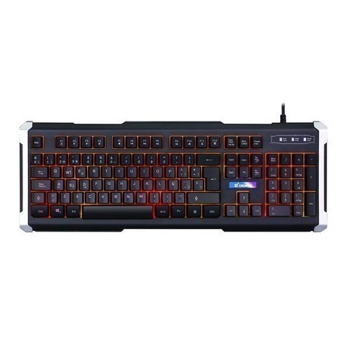 TECLADO CROMAD G550 GAMING ALUMINIO + LED